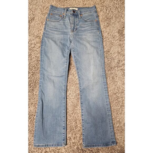 Madewell Cali Demi Boot Women's 24 Blue Denim Stretch - Picture 1 of 9